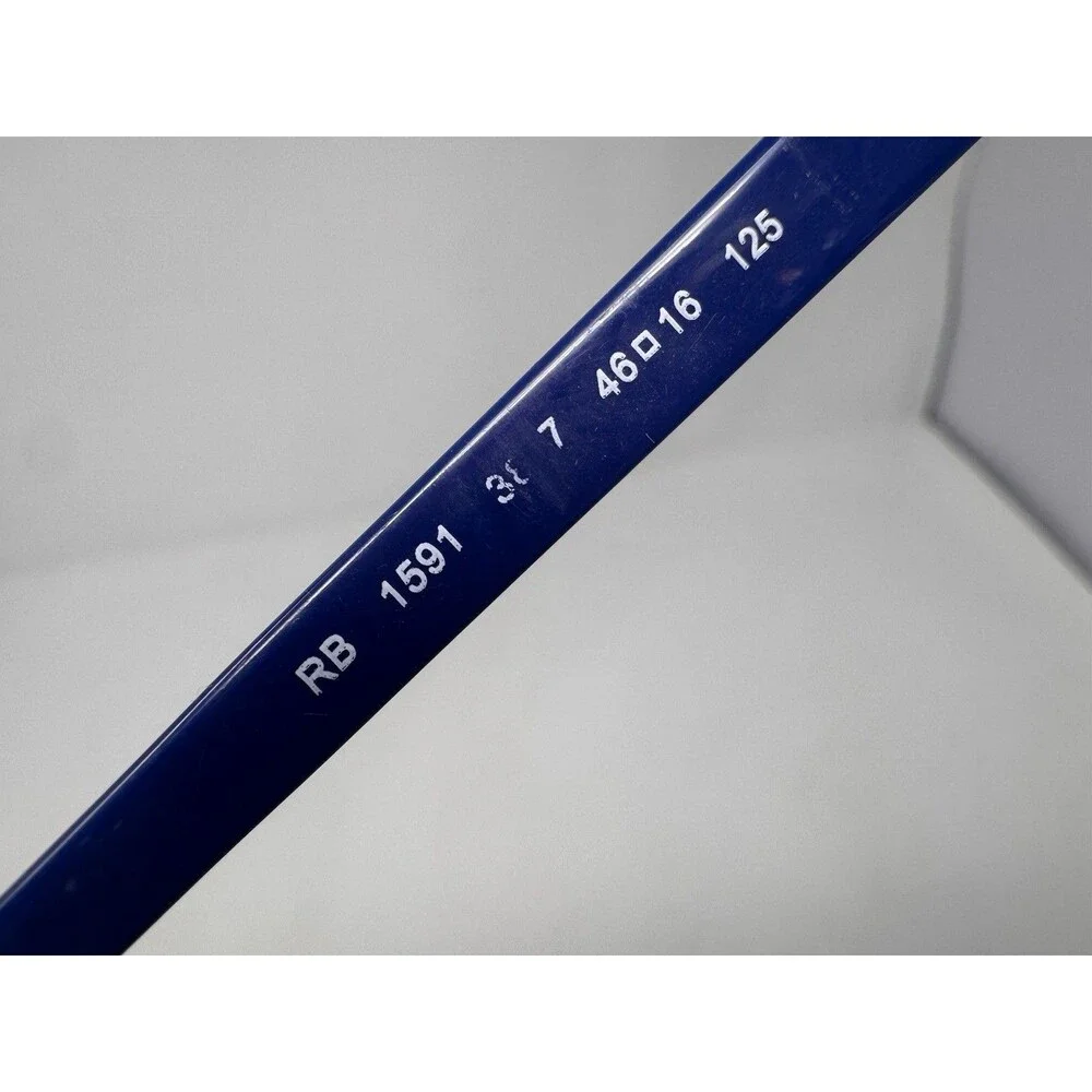 Ray-Ban RB1591 Junior Eyeglass Frames Only 46-16-125 Clear Blue 3807 Authentic